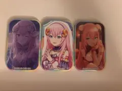巡音ルカ スクエア缶バッジ　3点セット
