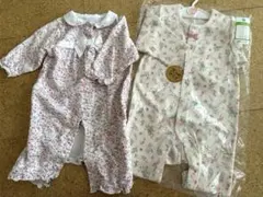 bebe réduction 花柄ロンパース他と2点セット