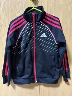 新品　 ドット柄　トラックジャケット ジャージ　ネイビー×ピンク　Ｌ adidas ドット柄 トラックジャケット ネイビー ピンク - メルカリ