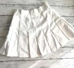 prince プリーツスカート M ホワイト