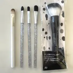 専用メイクブラシ5本セット アイシャドウブラシ アイシャドウチップ チークブラシ