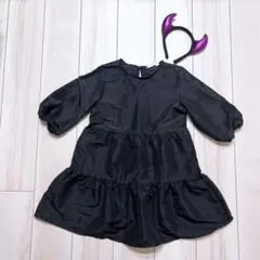 ⭐︎黒 ティアードワンピース130