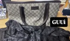 【中古】GUCCI トートバッグ A4可能 スプリーム GG ブラウン レザーゆ