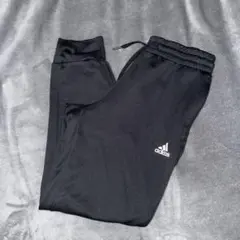adidas ブラック ジャージパンツ XS