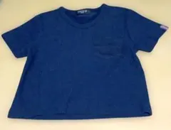 ☆美品☆ COMME CA ISM ネイビー Vネック 半袖シャツ 100Aのサムネイル