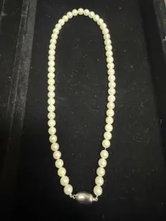 パールネックレス 約8mm SILVER金具 真珠 約34g