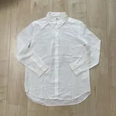 UNIQLO ホワイト 長袖シャツ