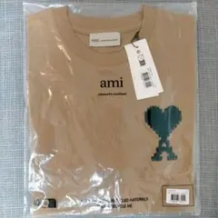 【新品未使用】アミパリス　AMI PARIS Tシャツ　キャメル　Mのサムネイル