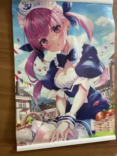 湊あくあ B2タペストリー 「ホロライブ あくありうむ。 」 - メルカリ