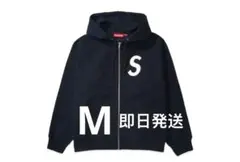 supreme S Logo Zip Up Hooded Sweatshirt