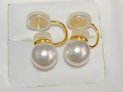 アコヤ本真珠、s925（k18コーティング）イヤーカフ　イヤリング