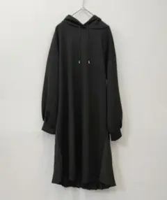 r.p.s フード付きバックプリーツパーカー ブラックのサムネイル