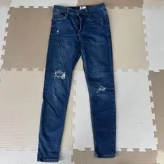 Bershka ダメージ加工 スキニーデニム EUR38