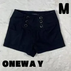 oneway ワンウェイ　レディース　ショートパンツ　M 黒　ブラック
