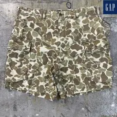 GAP ギャップダックハンターカモ カーゴショーツ ヘリンボーンのサムネイル