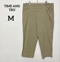 TIME AND TRU ベージュショートパンツ【M】半ズボン　レディース