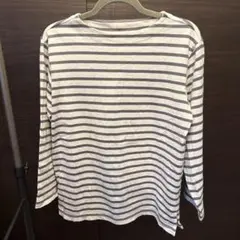 無印　ボーダー 長袖シャツ