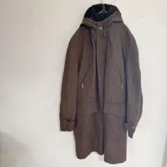 ✨一点限り✨ブラウン モッズコート ボア付きフード　カーキ　アウター　カジュアル