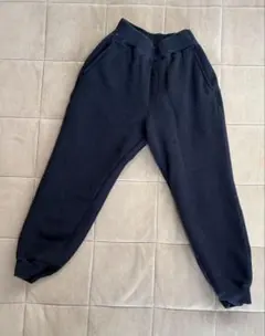 ユニクロ　ネイビー 裏起毛パンツ 130