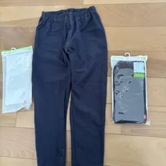 リラックスフィットパンツ 110 ユニクロ レギンス スパッツ 2枚セット