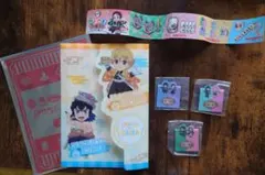 すかいらーくコラボ　鬼滅の刃　三つ折りクリアファイル　マグネットブックマーカー