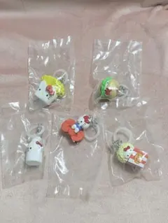 ハローキティ　アメリカンデザイン　めじるしアクセサリー　キティ　コンプ