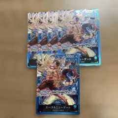 ワンピースカード エース＆ニューゲート L リーダーST22-001 4枚セット