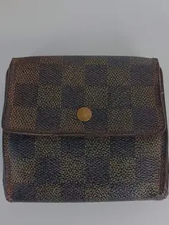 ルイヴィトン ダミエ ポルトモネ ビエ カルトクレディ 3つ折り財布