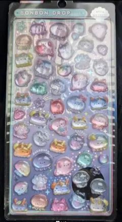 〇新品〇水族館限定 ボンボンドロップシール〇くらげ アクアウィアドーズ〇正規品〇