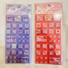 《新品未使用》タイルシール セブンイレブン サンリオ ハローキティ クロミ