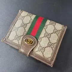 GUCCI オールドグッチ 二つ折り財布 GG柄 ヴィンテージ イタリア製のサムネイル