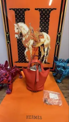 HERMES ピコタンロックmmパープル系 正規店買取品 - メルカリ