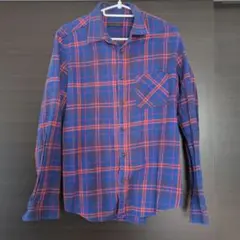 ネルシャツ ブルー