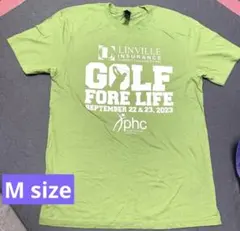 アメリカ輸入品　Mサイズ　緑Tシャツ　ゴルフ