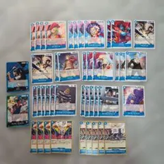 ワンピースカード 緑青ルフィ デッキパーツ 決戦の刻 OP16 まとめ売り