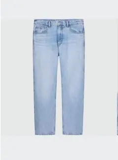 UNIQLO U アイスブルー レギュラーフィットジーンズ 33