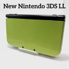 【動作品】New ニンテンドー 3DS LL ライム×ブラック 本体