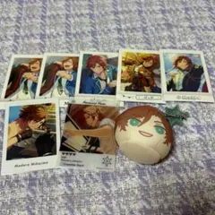 あんさんぶるスターズ！！　あんスタ　三毛縞斑　　缶バッジ　セット あんスタ 三毛縞斑 斑 JINS 眼鏡 メガネ 缶バッジ セット - メルカリ