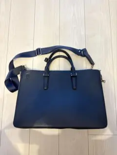 SHIPS 2way ビジネスバッグ navyのサムネイル