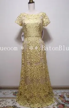 新品☆ジェイエスコレクションズJScollection花ふぶき総刺繍レースドレス