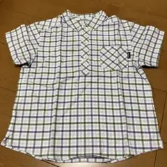 familiar 半袖シャツ チェック柄 130