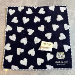 PAUL & JOE ハート柄 猫　ハンカチ
