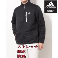 黒L 新品定価20900円　アディダスゴルフ　メンズ　秋冬　中綿ジャケット　黒