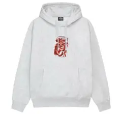 Stussy Soda Can Hoodie Ash Heather Mサイズ