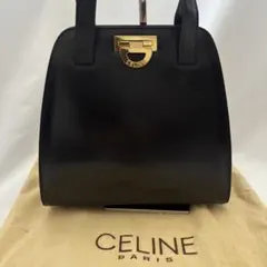 美品 オールドセリーヌ ショルダーバッグ レザー ブラック