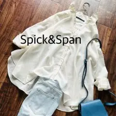 Spick&Span 美品 シアーオーバーシャツブラウス オフホワイトのサムネイル