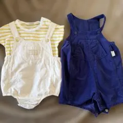 petit main他　ロンパース・カバーオール セット 80