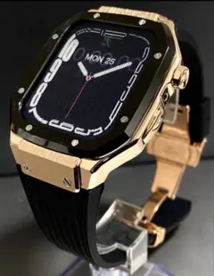 Apple Watch ラバーバンド　ローズケース　カバー　アップルウォッチr1