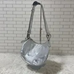 BEVINI べヴィニ バッグ メタリックシルバー ショルダーバッグのサムネイル