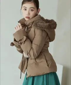 RUIRUE BOUTIQUE ラビットファーショートダウン